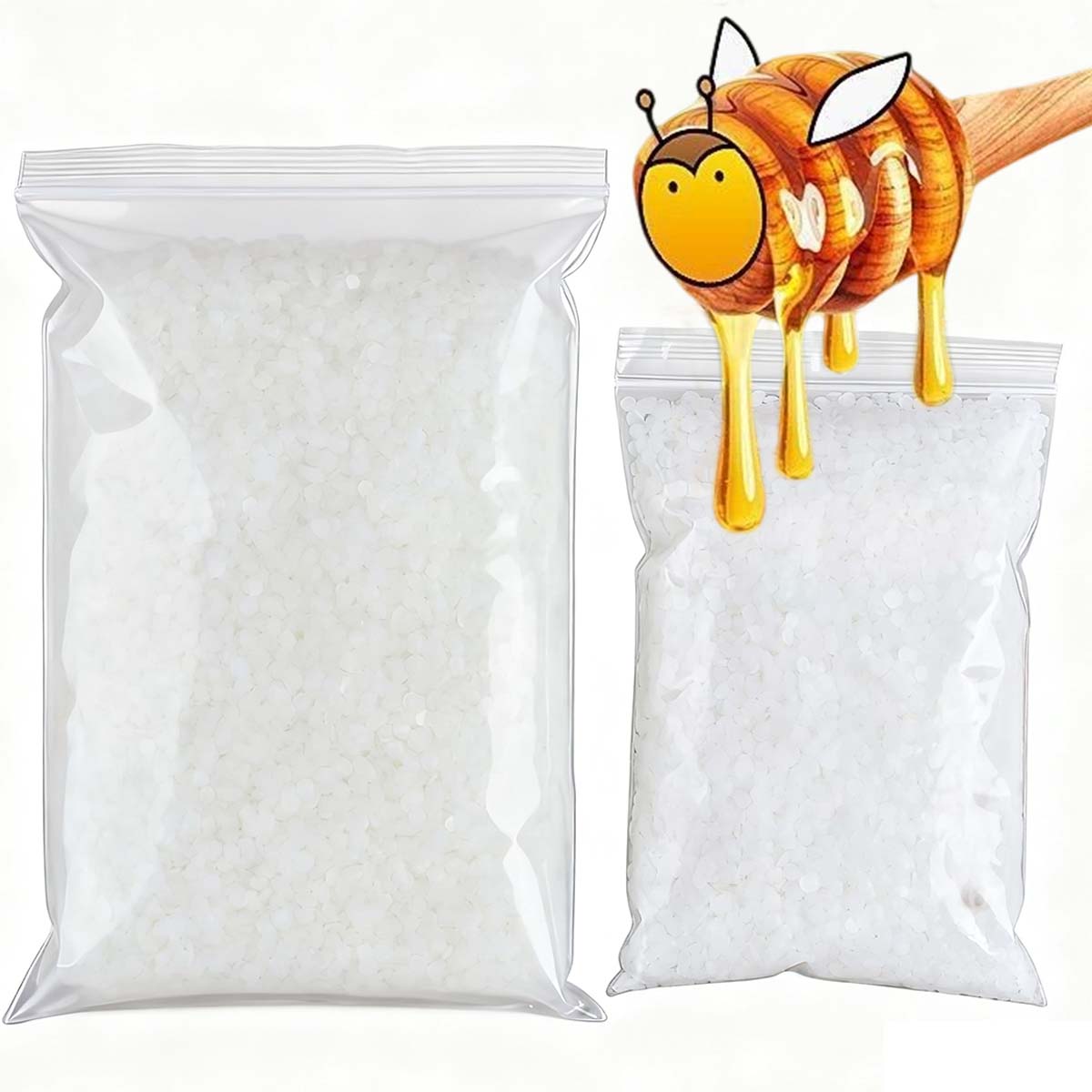 Candle Supplies Bulk - Cera de abejas blanca de 200g-1000g,