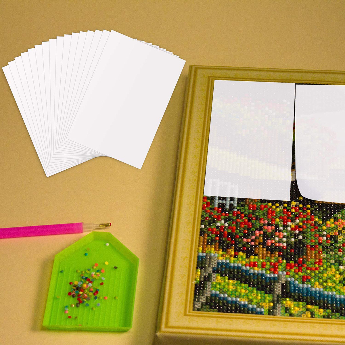 100 hojas de papel de separaci - Sticker Label Template reseña y precio