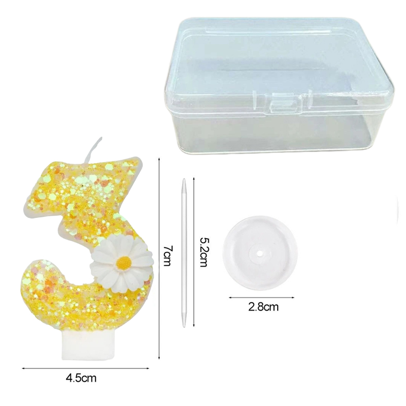 Vela de Cumpleaños con Número  - Candle Supplies Bulk reseña y precio