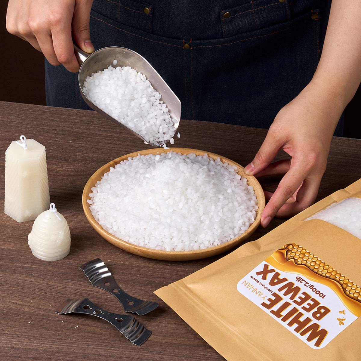 1000g puro Natural Granular bl - Candle Supplies Bulk reseña y precio