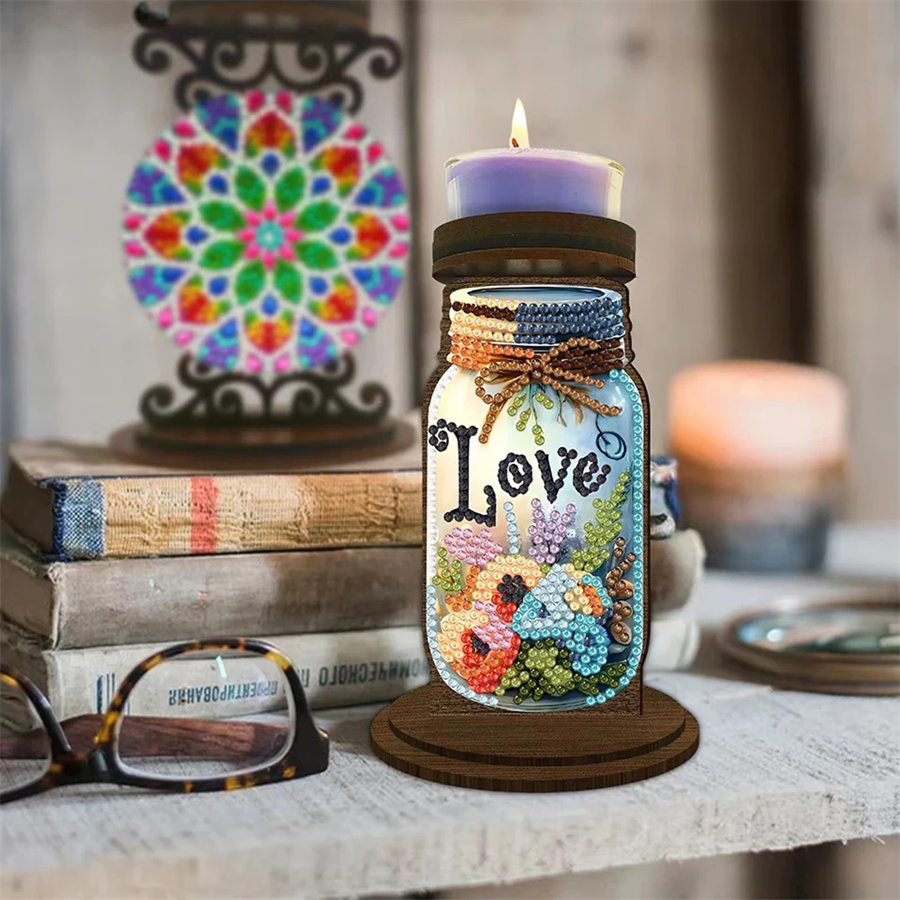 Portavelas con motivos de amor - Candle For Supplies reseña y precio
