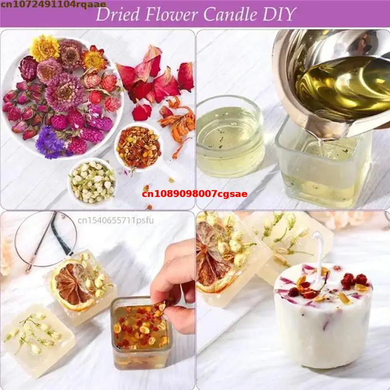 Flores de lirio secas naturale - Candle Supplies Bulk reseña y precio